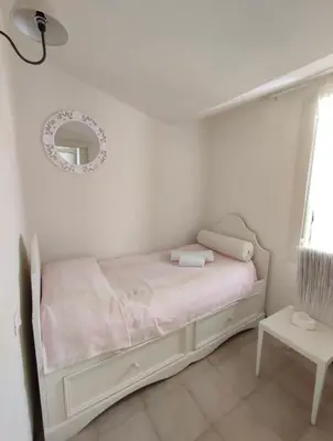 Letto o letti in una camera di Villa Sardinia Seaview&SPApool