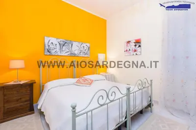 Letto o letti in una camera di Mare e Montagna