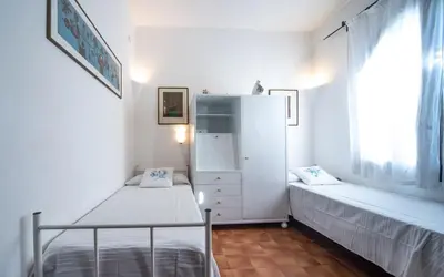 Letto o letti in una camera di Villa Mediterranea