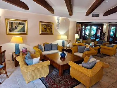 Area soggiorno di Hotel Il Vecchio Mulino