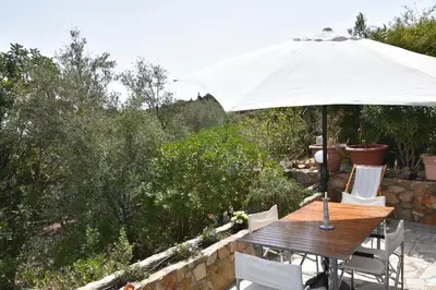 Giardino di Domus Moon Apartment with sea view Villasimius