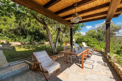 Giardino di Domus Moon Apartment with sea view Villasimius