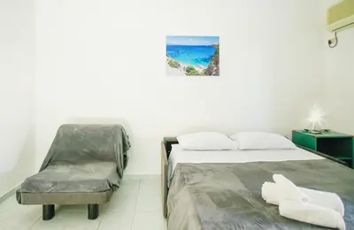 Letto o letti in una camera di Su Nenneri Beach Apartment