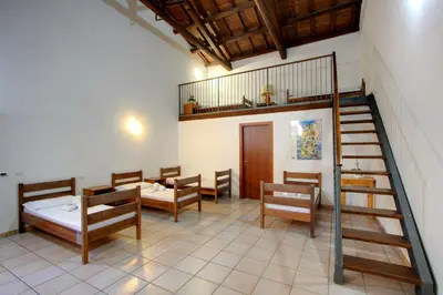 Area soggiorno di Hostel Marina