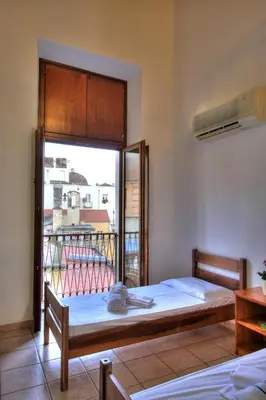 Letto o letti in una camera di Hostel Marina