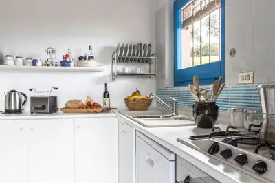 Cucina o angolo cottura di Casa Casciu La collina sul mare