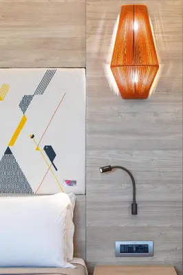 Letto o letti in una camera di Lu' Hotel Carbonia