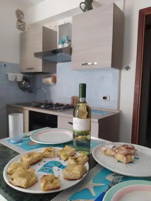 Cucina o angolo cottura di Via Marina 19 - Casa sul mare.