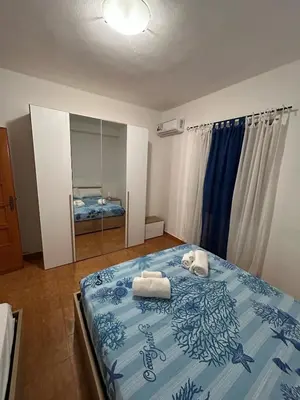 Letto o letti in una camera di Villa Nicanda- 100 MT dal mare- giardino