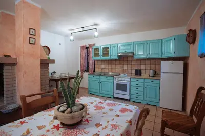 Cucina o angolo cottura di Residenza Su Prelau