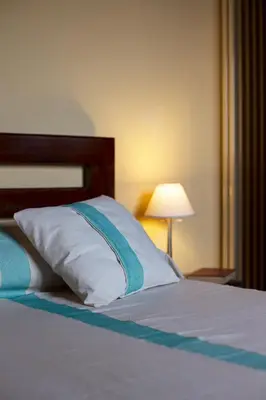 Letto o letti in una camera di TerreMesu Eco Country House with Pool 6 10 Guests near Costa Rei Castiadas