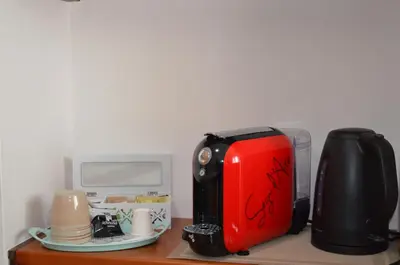 Set per la preparazione di tè e caffè presso B&B Belvedere