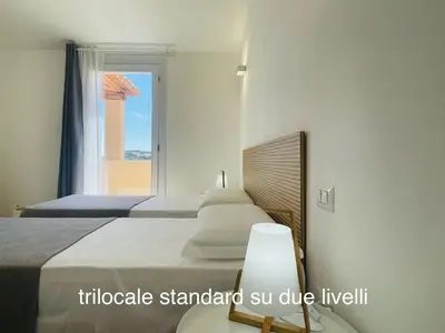 Letto o letti in una camera di Appartamenti Shardana
