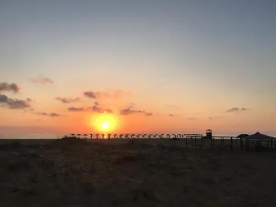 Alba o tramonto visti dall'interno dell'agriturismo o dai dintorni