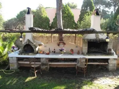 Attrezzature per barbecue disponibili per gli ospiti della casa vacanze
