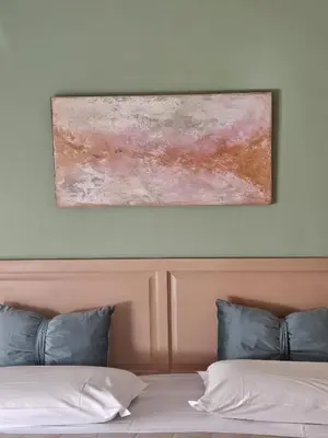 Letto o letti in una camera di Hotel Monte Sirai