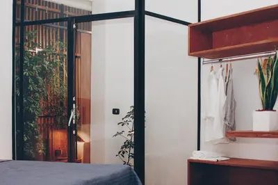 Letto o letti in una camera di Casa Anna