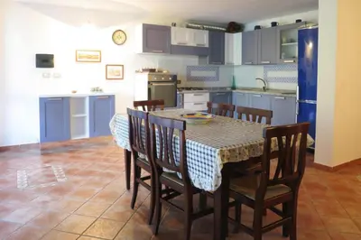 Cucina o angolo cottura di Apartment on Costa Rei near Turquoise Beach