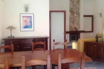 Area soggiorno di Apartment on Costa Rei near Sandy Beach