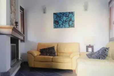 Area soggiorno di Apartment on Costa Rei near Sandy Beach