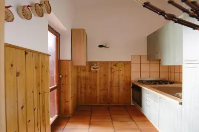Cucina o angolo cottura di Apartment on Costa Rei near Sandy Beaches