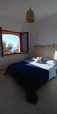 Letto o letti in una camera di Appartamenti Panorama
