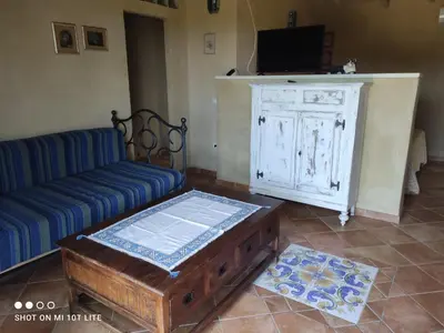 Letto o letti in una camera di Appartamento a Feraxi
