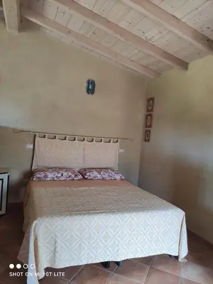 Letto o letti in una camera di Appartamento a Feraxi