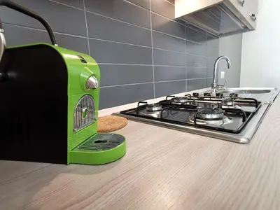 Cucina o angolo cottura di Ziu Angelinu ad un passo dal mare