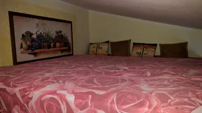 Letto o letti in una camera di Villetta Sara