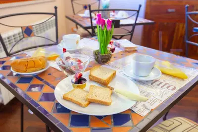 Cibo presso l'affittacamere o nelle vicinanze