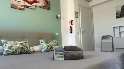 Letto o letti in una camera di B&B Dea Madre
