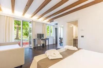Letto o letti in una camera di Raphael Hotel Arbatax