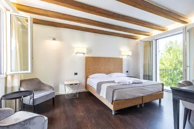 Letto o letti in una camera di Raphael Hotel Arbatax