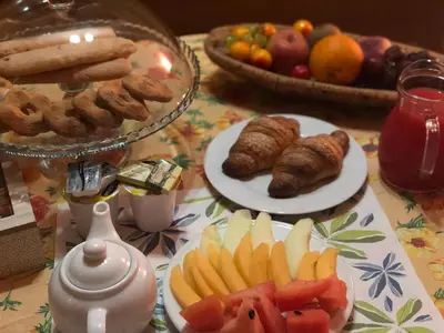 Cibo presso il bed & breakfast o nelle vicinanze