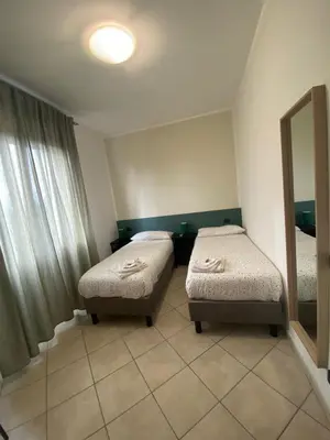 Letto o letti in una camera di B&B Ramses