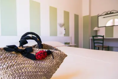 Letto o letti in una camera di Hotel Stella D'Oro