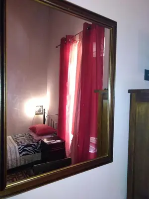 Letto o letti in una camera di La Corte di Lucina