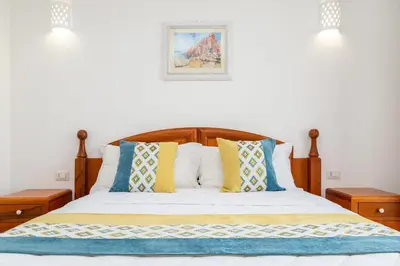 Letto o letti in una camera di Hotel Vecchia Marina