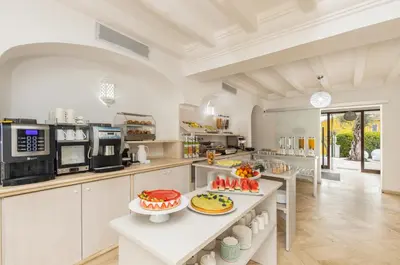 Cucina o angolo cottura di Hotel Vecchia Marina