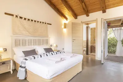 Letto o letti in una camera di B&B Stentadì