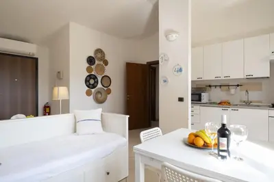 Cucina o angolo cottura di Bilocale n 10 Arbatax vicino al mare