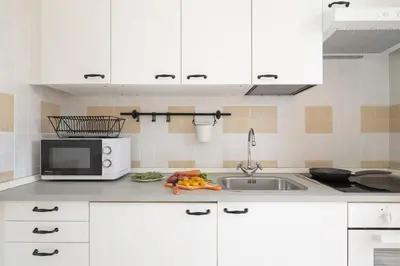 Cucina o angolo cottura di Bilocale n 10 Arbatax vicino al mare
