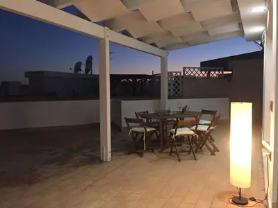 Balcone o terrazza di Attico vista mare