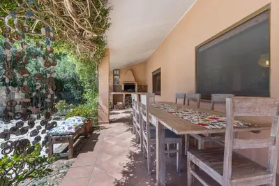 Planimetria di Villa Bellavista con piscina privata, vista mare vicino a Villasimius