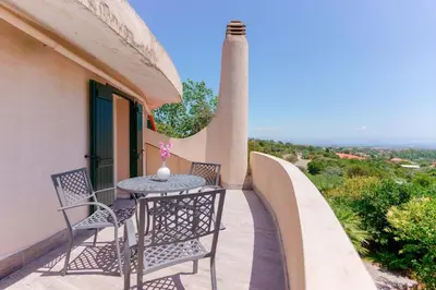 Balcone o terrazza di B&B Villa Zola