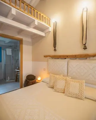 Letto o letti in una camera di Is Perdas Rural Retreat & Spa