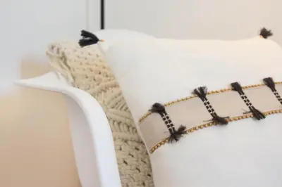 Letto o letti in una camera di Villa Amelia