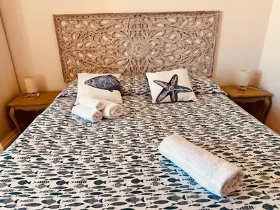 Letto o letti in una camera di Attico La Terrazza sul Mare
