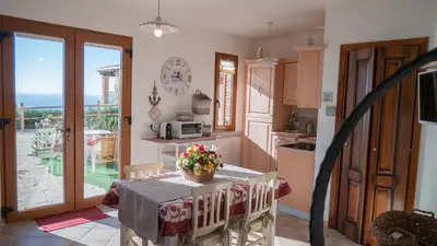Cucina o angolo cottura di Il Tramonto Tanca Piras
